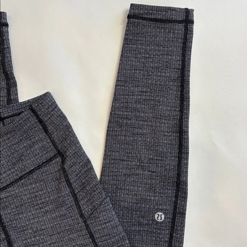 Lululemon Speed Up Tight 28 Luxtreme Luon Variegated Knit Heathered Leggings